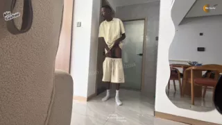 Stepsis caught masturbating ,Guess what !!