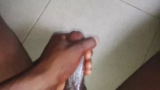 Stroking my BBC till I cum