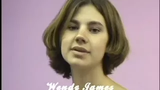 Wendy James sucks on a dildo then fucks her pussy hard with it