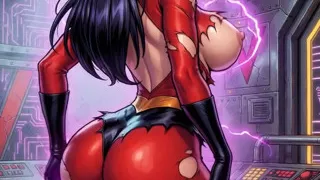 Big Breast Tight Bald Ass Pussy Ms. Incredible Cock Teasing and Gets Creampied