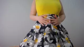 Virgin Girl Cum Hard After Dancing in Beautiful Dress