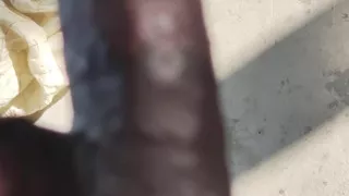 Massage on cock in room