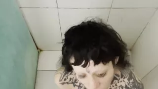 Tattooed Slut Never Stops Halfway Every Drop, Every Time, All the Piss