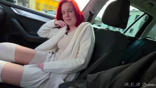 He says I don't dare to do that... Bet lost in the car wash!