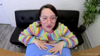 Big Boob Slut Sucks the Principles Big Black Cock