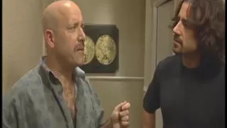 Busty fucker ends up sucking her stepfather's cock in front of his friend