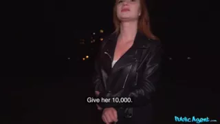 Public Agent - Curvy Redhead Katarina Rina Sucks and Rides Big Dick
