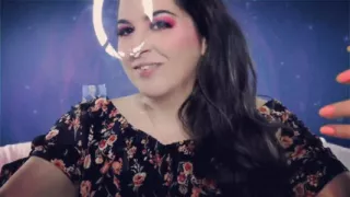 Pink Lipstick on Plexiglass Asmr