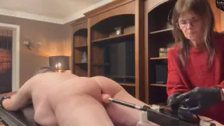 Domlady Mia - Punishment of Terror for the Slave - Training: Ass Fucked with the Fucking Machine - Part 2