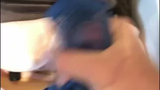 Wife sent a video and asked to cum on her panties