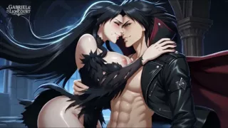 Goth Girl Bound by Vampire Lord - BDSM Monster Hentai