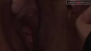 Hot girl gets dildo fucked while pussy is clipped with pegs