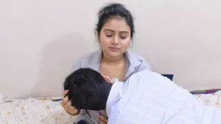 Calling boyfriend home and fucking him romantically video.