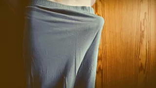 Big White Cock Erection Game, Bulging, Growing Tent