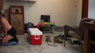 Wife's First at Home Gloryhole with a Local Fan
