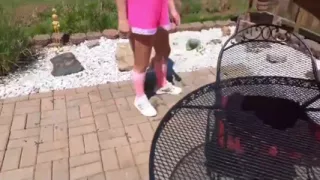 Cheerleading Stepdaughter Gets Fucked by Her Stepdaddy