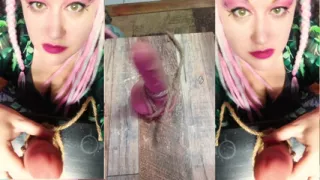 Tied up Cock and Balls JOI with Ball Punching