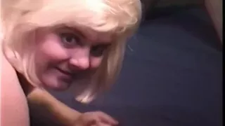 Blonde MILF Sucks Cock Deep and Takes Creampie