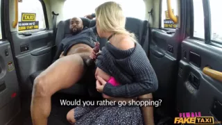 Female Fake Taxi - Big Black Cock Deep in Drivers Ass