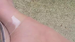Cumming on My Pretty Nylon Feet