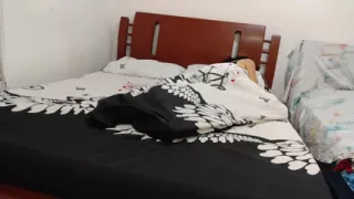 Stepmom Has Sex Under the Covers with Her Stupid Stepson