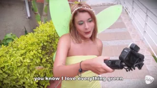 An Innocent Fairy Seeks to Give Peter the Best Gift: Her Pussy.