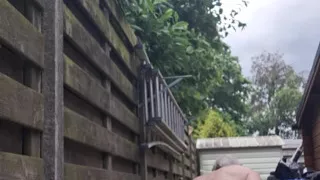 Exhibitionist Sexshow Bondage Asstoy Jerking With Pressed Air Pistol Induced Cumshot
