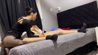 My Girlfriend Comes From The Street And Comes Straight To Me