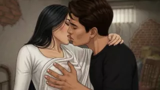 House wife with his boy friend no one in home