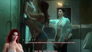 Threesome Sex in Bathroom