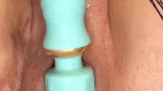 Stuffing my pussy with panties
