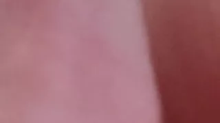 Cheating wife, interracial sex ending in a creampie  - Close-up
