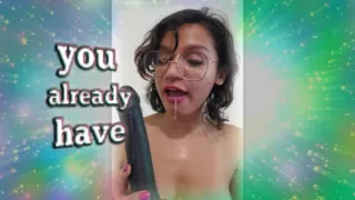 Goddess Rarity loves giving messy blowjobs and getting my tits glazed
