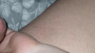 Chubby step son let step mom grab his big dick in erection