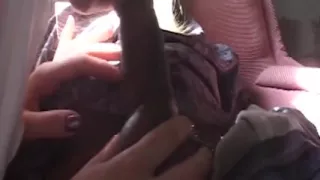 Blonde Babe Deepthroats Throbbing Cock with Sloppy Drool Overflow