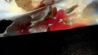 Satin Flower Dress Masturbation