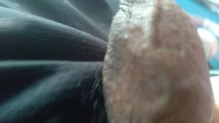 Gay man relaxes when he masturbates his penis