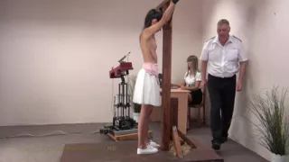 Sissi Spanking Machine - Bare Back Whipping