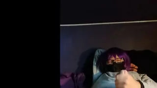 14 minutes jerking and cumming with Raven LeTrap