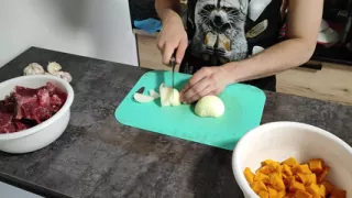 Pilaf from young calf in a multicooker