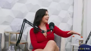 Brazzers - Valentina Nappi Takes Two Cocks After Podcast