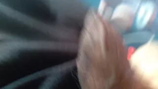 young man has a huge, oiled cock