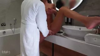 My Lover Fucks Me Hard in the Shower While My Husband Is Away