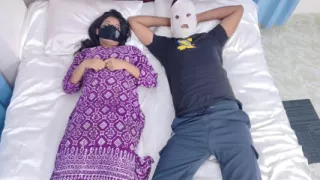 Milf Stepmom first time share bed with stepson part one