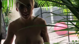 Mofos - Sexy Blonde Jewel Jensen Caught Levi Cash S'pying with a Camera & Drags Him Inside to Ride His Cock