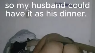 The security guard of the supermarket fucked my wife.