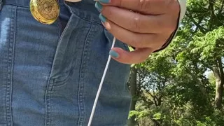 No. 218 My Daily Routine a Walk with My Vaginal Vibrator