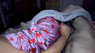 Big buttocks get big penis from her stepbrother