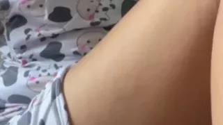 She came home with my nipples erect, she caresses me! Real homemade video