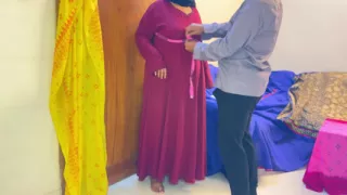 Desi Big Ass Stepaunty Fucked by Tailor in Shop Part 2